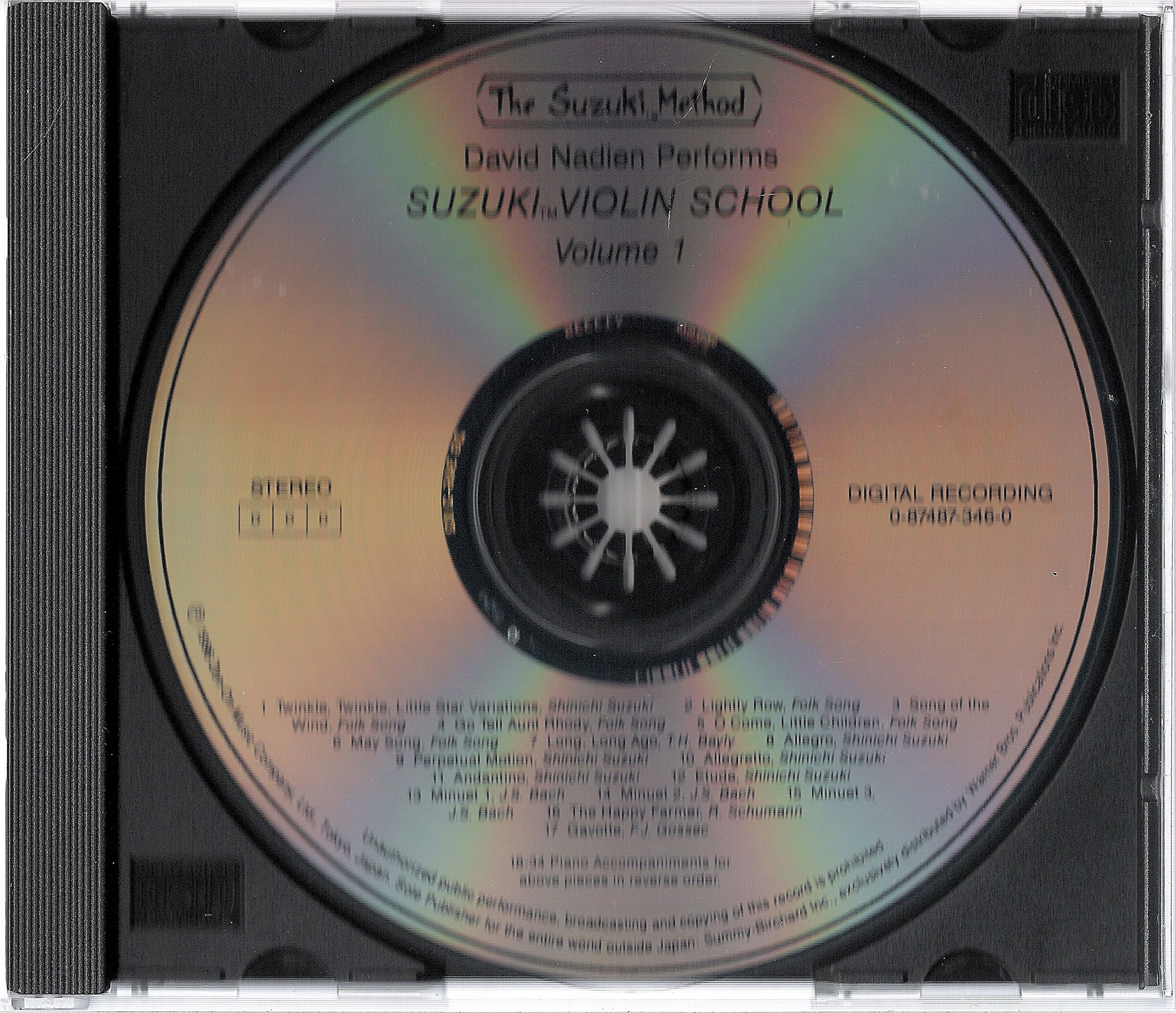 Amazon.com: Suzuki Violin School CD, Volume 1 : David Nadien